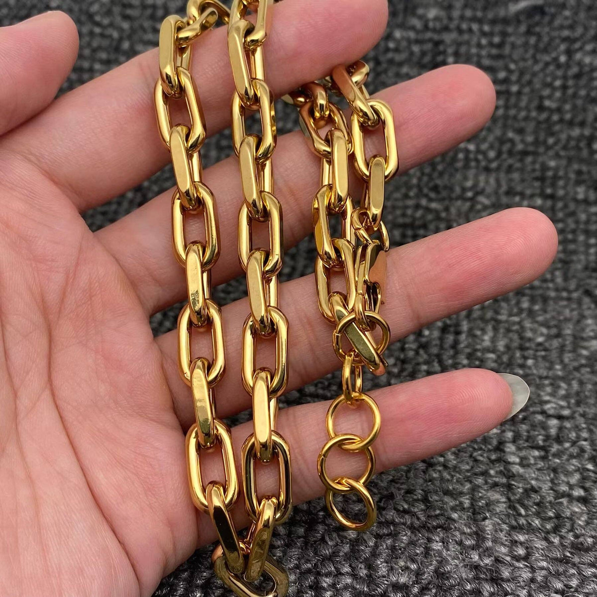 Gold Thick Chain Necklace