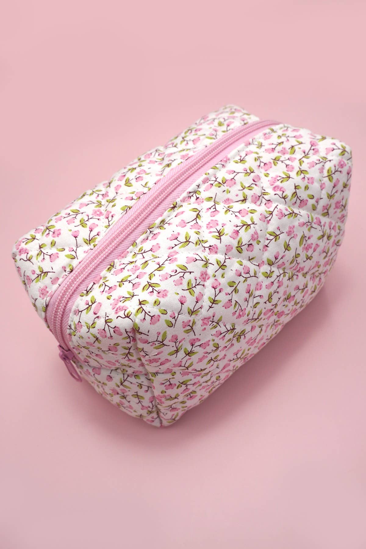 Ditsy Floral Quilted Makeup Bag