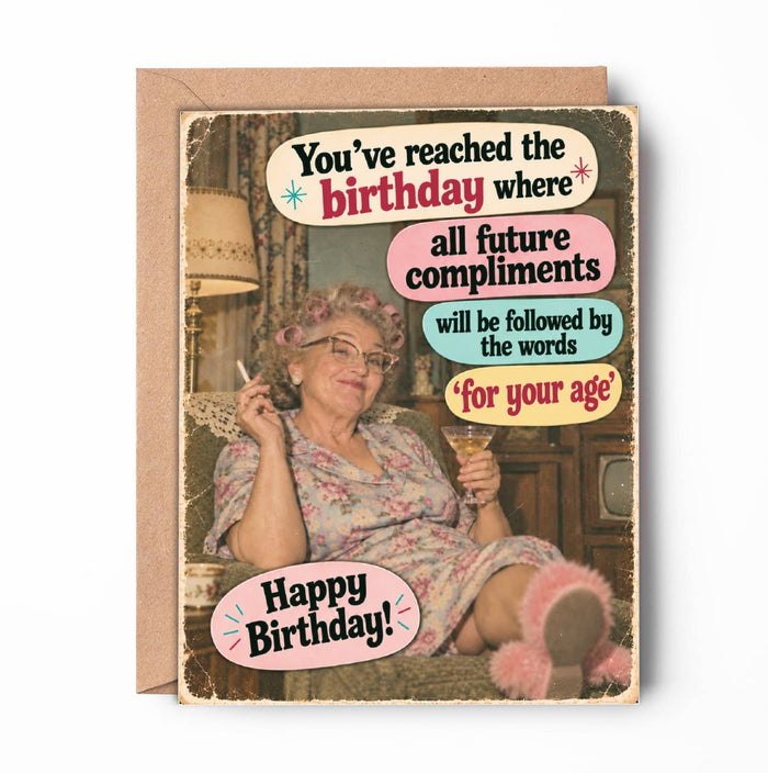 Funny Birthday Card – For Your Age