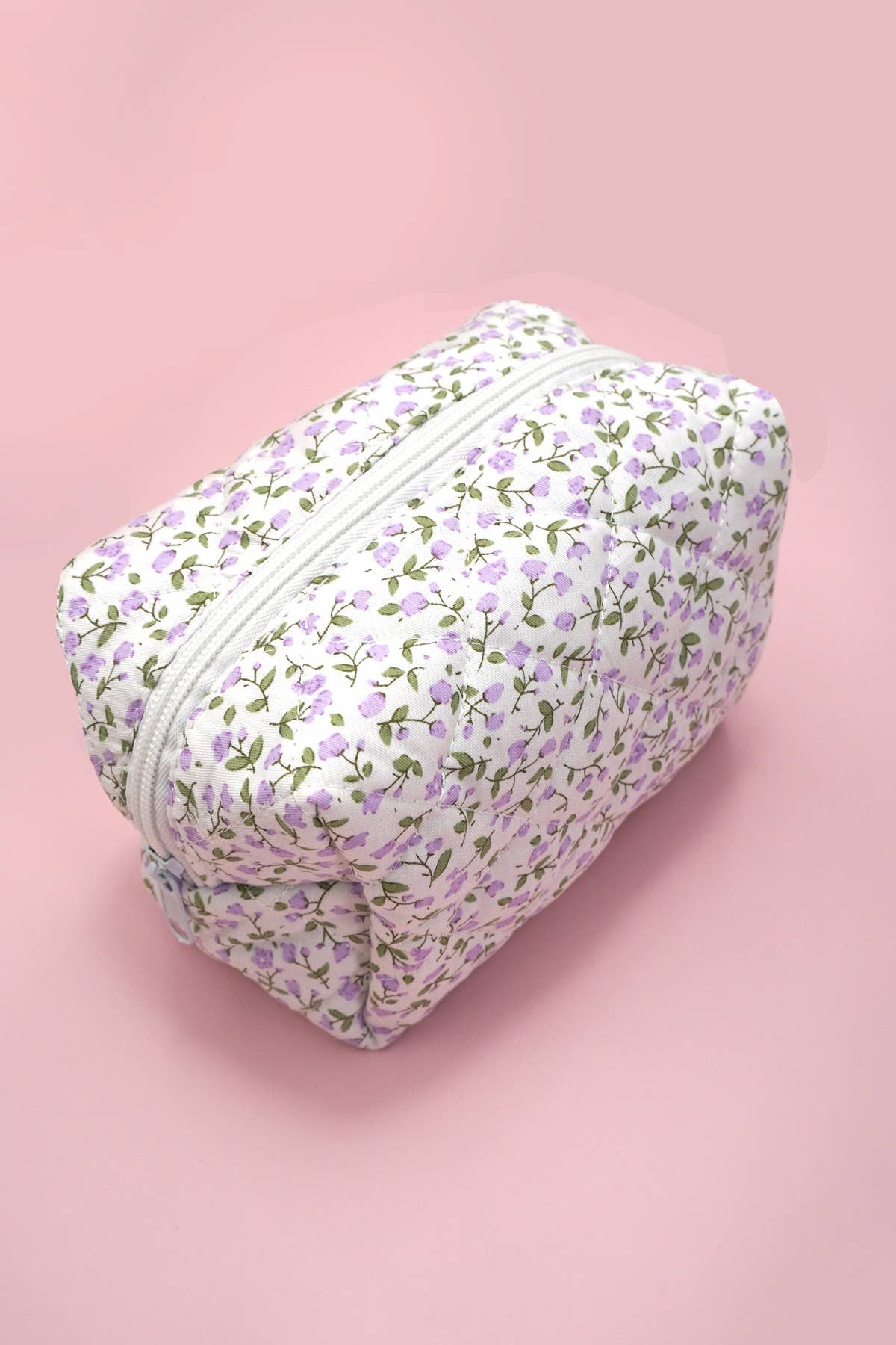 Ditsy Floral Quilted Makeup Bag