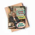Funny Birthday Card – Grumpy Old Man