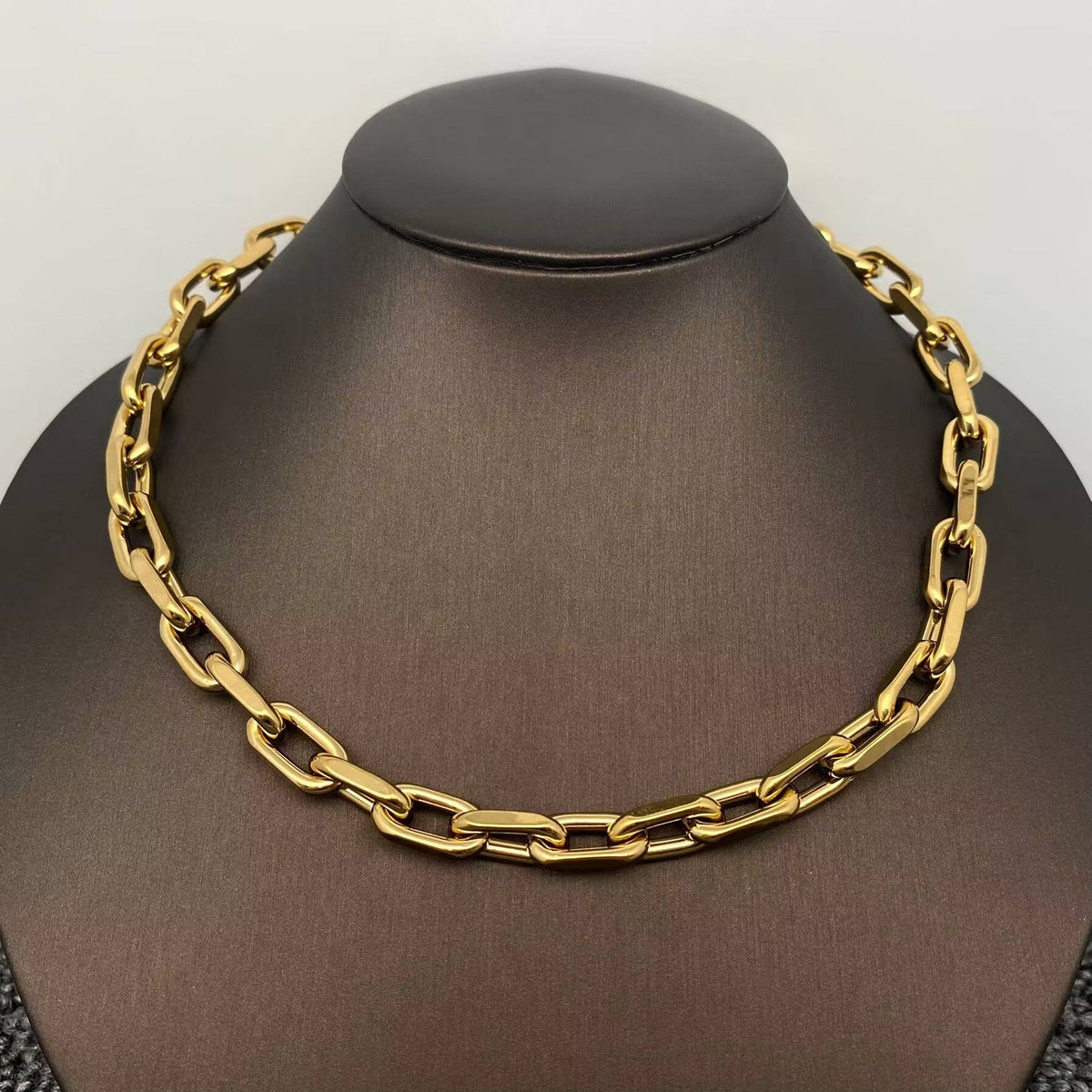 Gold Thick Chain Necklace