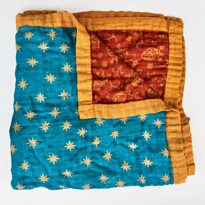 Our Lady of Guadalupe Luxury Double Sided Muslin Catholic Blanket