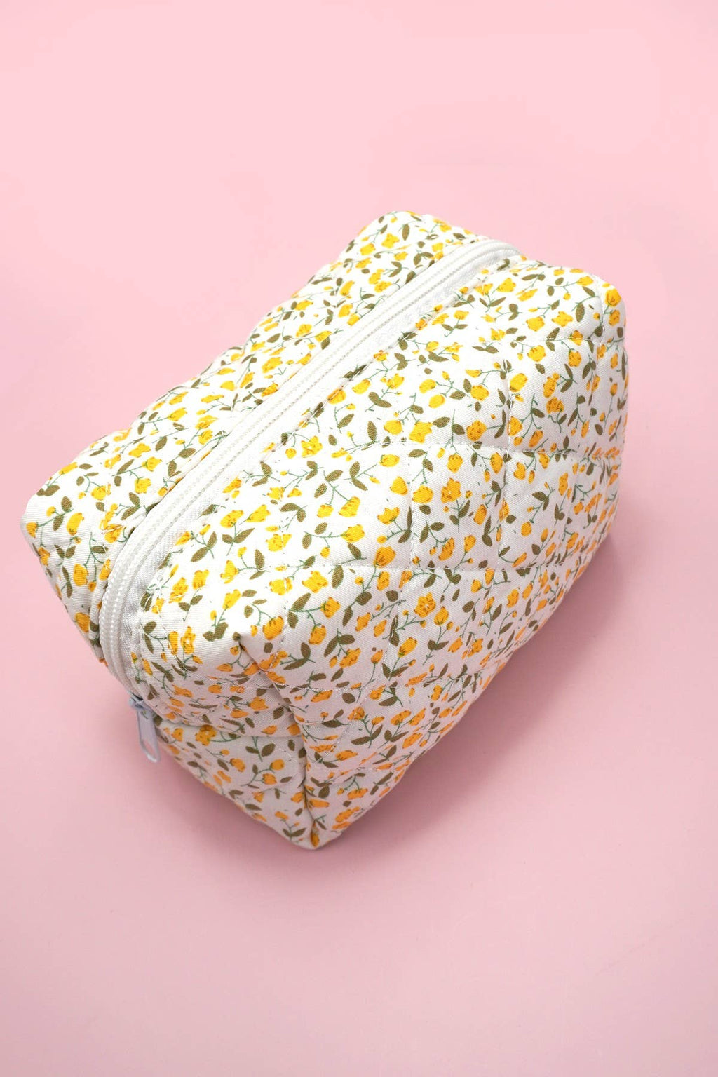 Ditsy Floral Quilted Makeup Bag