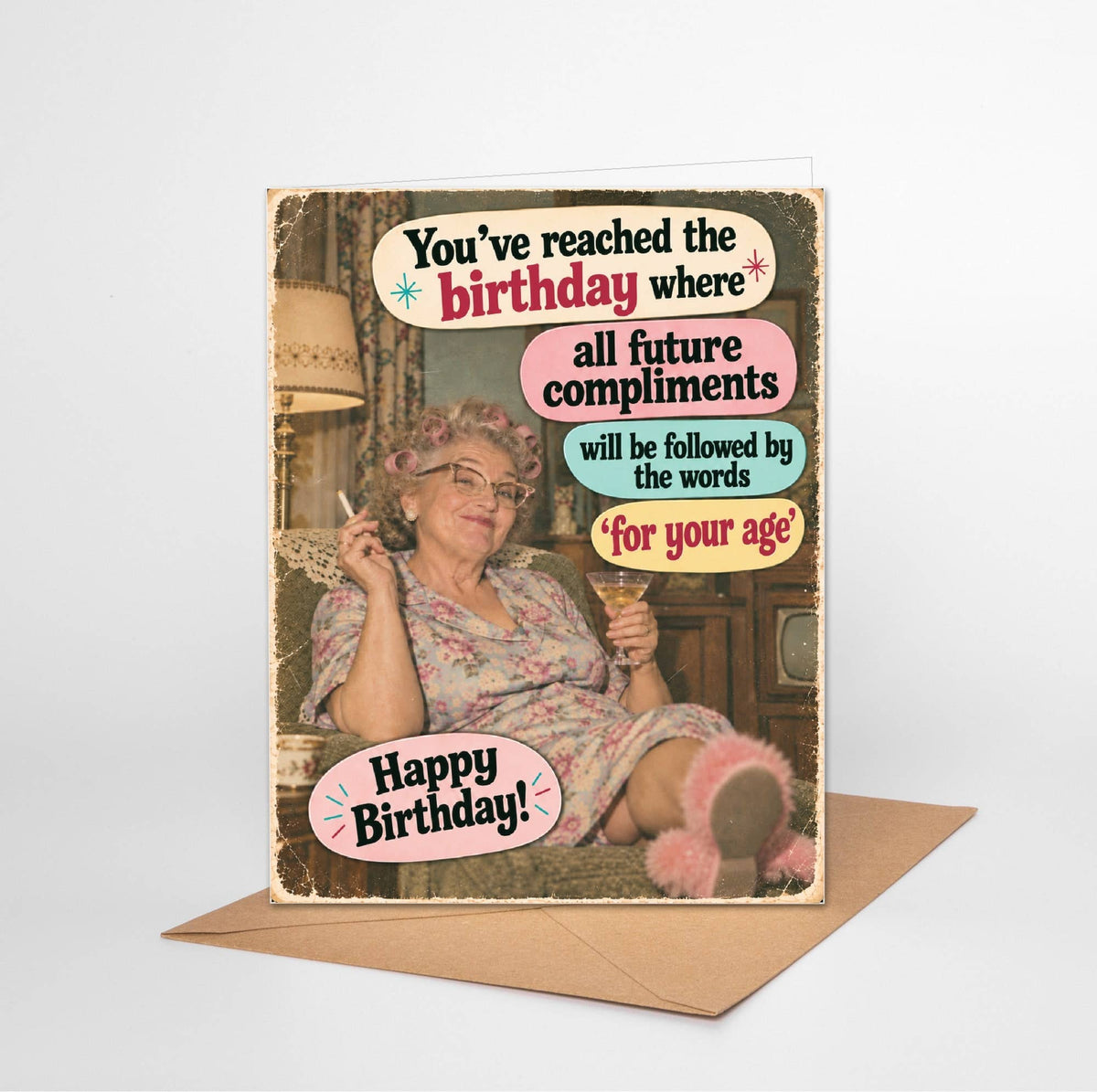Funny Birthday Card – For Your Age