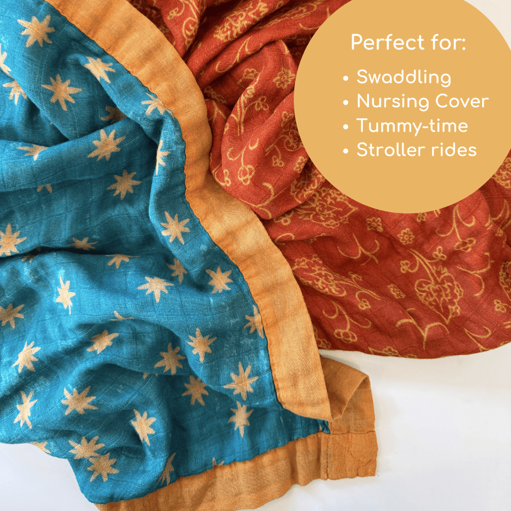 Our Lady of Guadalupe Luxury Double Sided Muslin Catholic Blanket