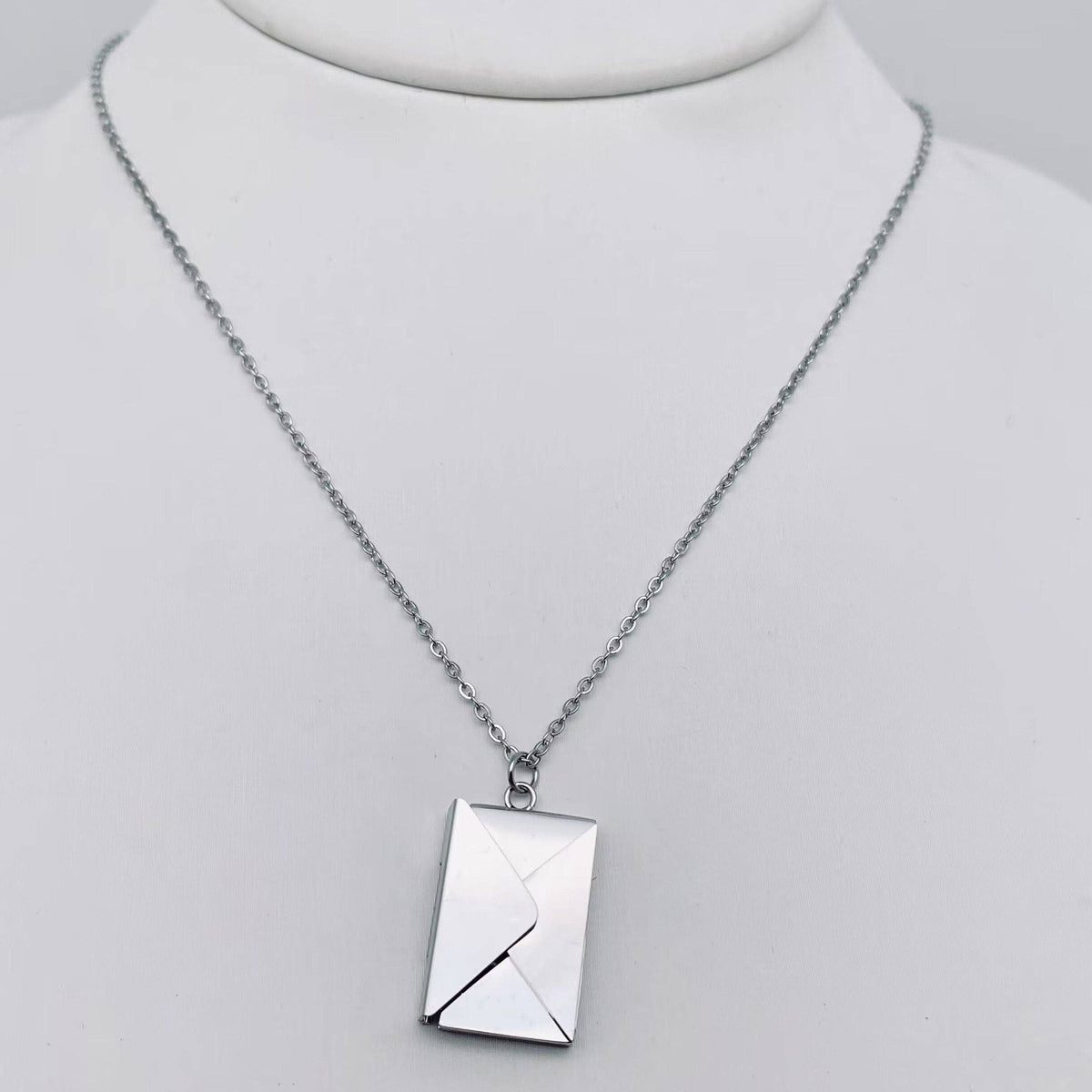 "I Love You" Envelope Locket Necklace