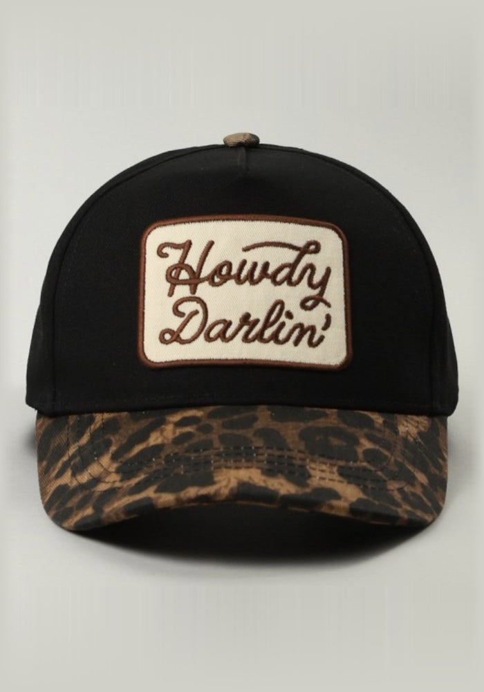 "Howdy Darlin'" Cap front
