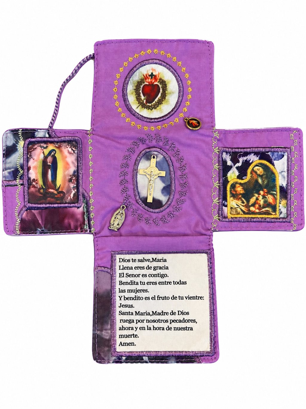 Catholic Pocket of Faith - purple